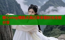 糖心vlog婚前点滴记录幸福时光全程分享