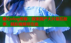 糖心vlog传媒：探索国产大片幕后故事，精彩视频尽在此