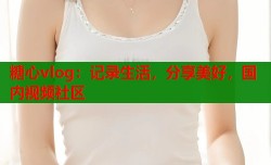 糖心vlog：记录生活，分享美好，国内视频社区