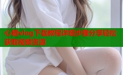 心糖vlog下载教程详细步骤分享轻松获取视频资源