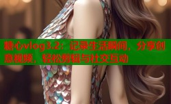 糖心vlog3.2：记录生活瞬间，分享创意视频，轻松剪辑与社交互动
