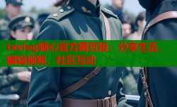 txvlog糖心官方网页版：分享生活，编辑视频，社区互动