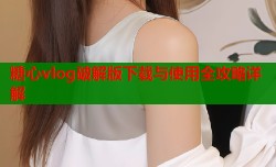 糖心vlog破解版下载与使用全攻略详解