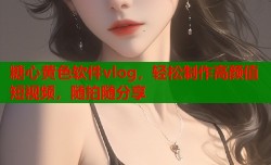 糖心黄色软件vlog，轻松制作高颜值短视频，随拍随分享