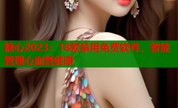 糖心2023：18款禁用免费软件，智能管理心血管健康