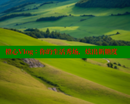 橙心Vlog：你的生活秀场，炫出新糖度 糖心VLOG官方在线观看 第1张