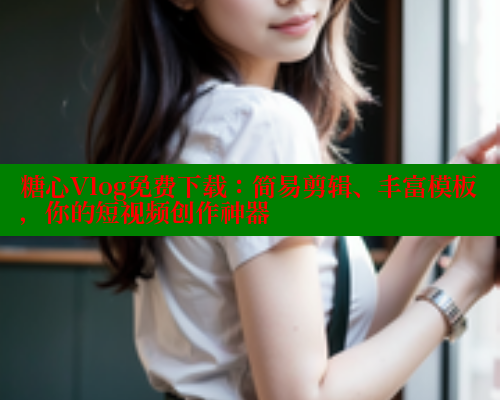 糖心Vlog免费下载：简易剪辑、丰富模板，你的短视频创作神器 糖心vlog 第1张