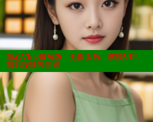 糖心Vlog破解版：无限次数，解锁VIP，精彩视频等你来 糖心vlog肉丝库水柚子猫 第1张