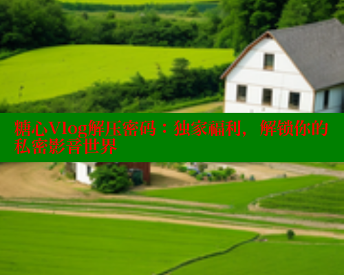 糖心Vlog解压密码:独家福利,解锁你的私密影音世界 糖心vlog 第2张 糖心Vlog解压密码:独家福利,解锁你的私密影音世界 糖心vlog 第2张