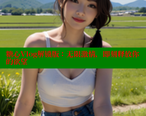 糖心Vlog解锁版：无限激情，即刻释放你的欲望