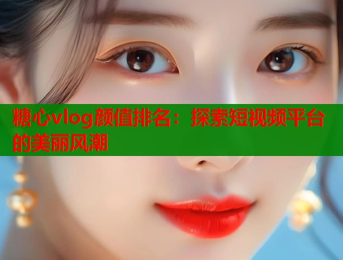 糖心vlog颜值排名:探索短视频平台的美丽风潮 第1张 糖心vlog颜值排名:探索短视频平台的美丽风潮 第1张