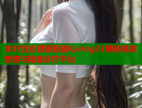 木叶性处理医院糖心vlog23揭秘高效管理与精准诊疗平台 第1张 木叶性处理医院糖心vlog23揭秘高效管理与精准诊疗平台 第1张